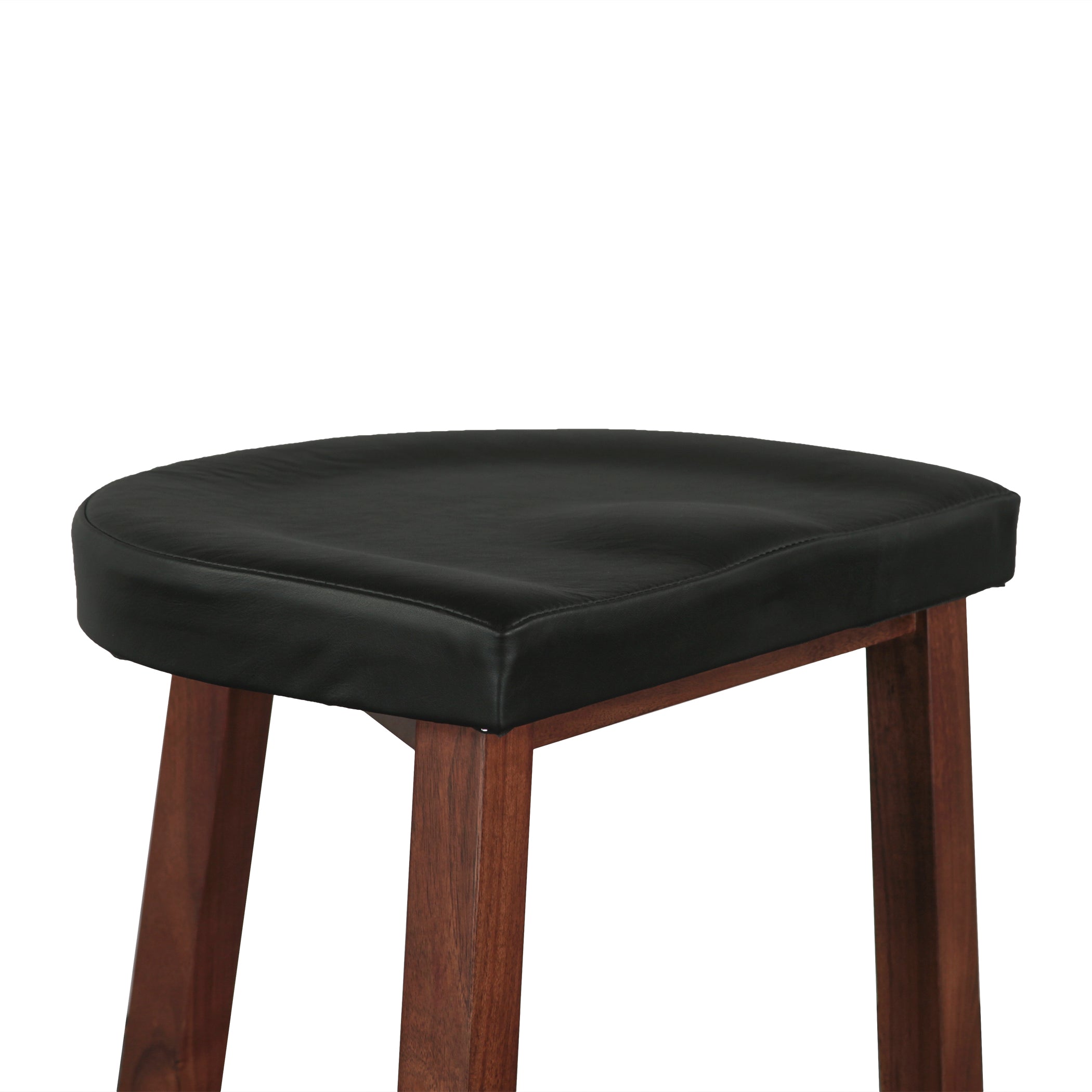 17.5" Walnut Stool
