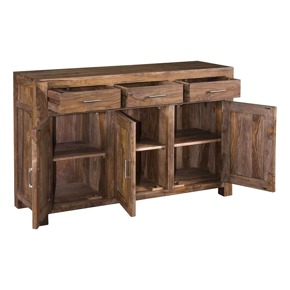 51" Brownstone Sheesham Wood Sideboard