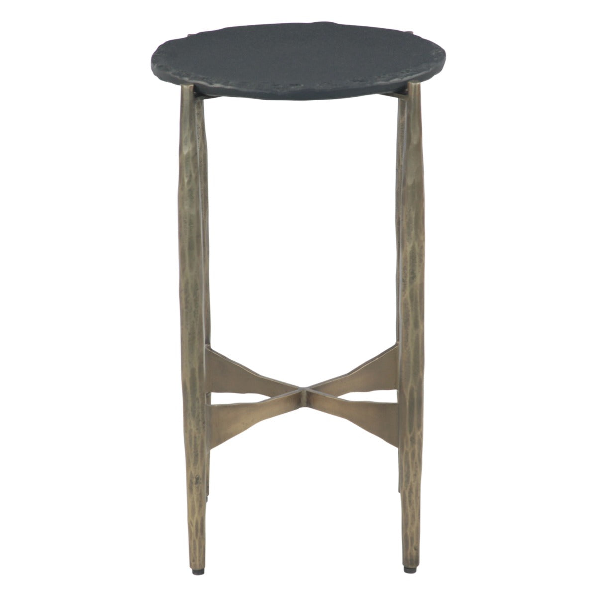 13" Black Marble Set of 2 Side Table