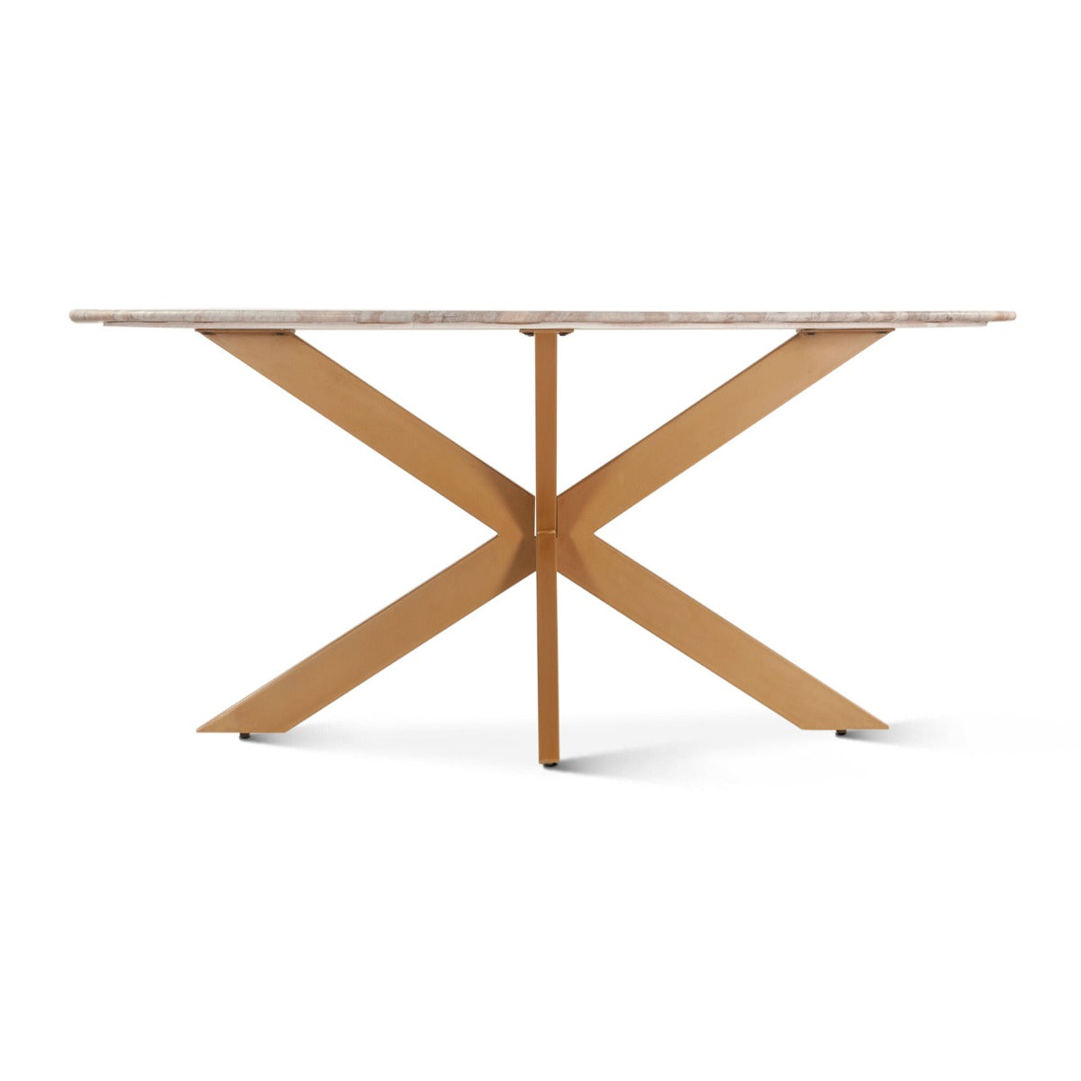 70" Sawar Marble Oval Dining Table