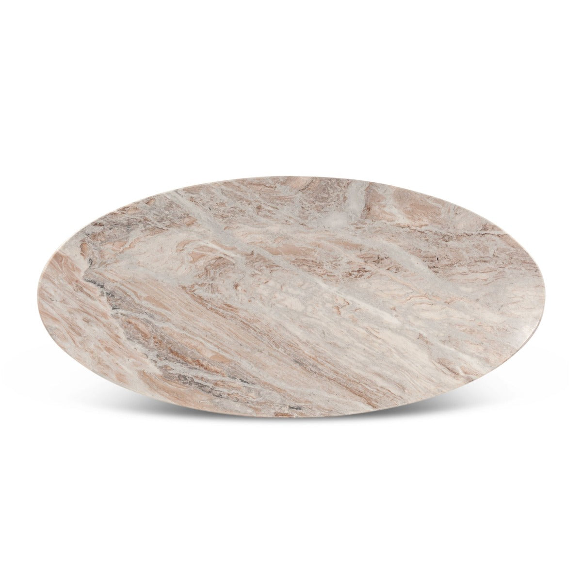 70" Sawar Marble Oval Dining Table