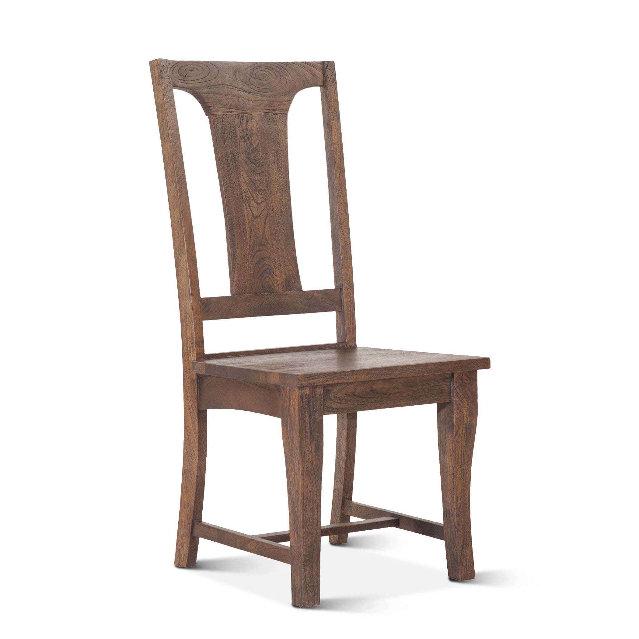 18" Weathered Mango Wood Dining Chair