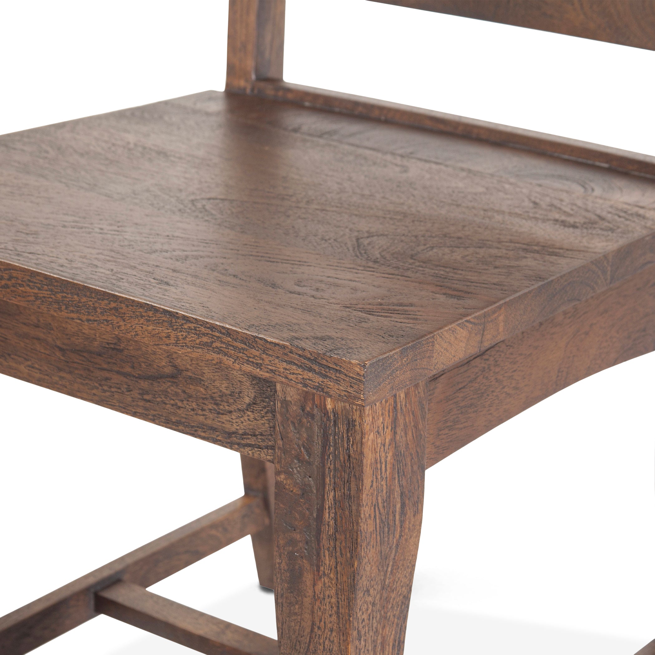 18" Weathered Mango Wood Dining Chair