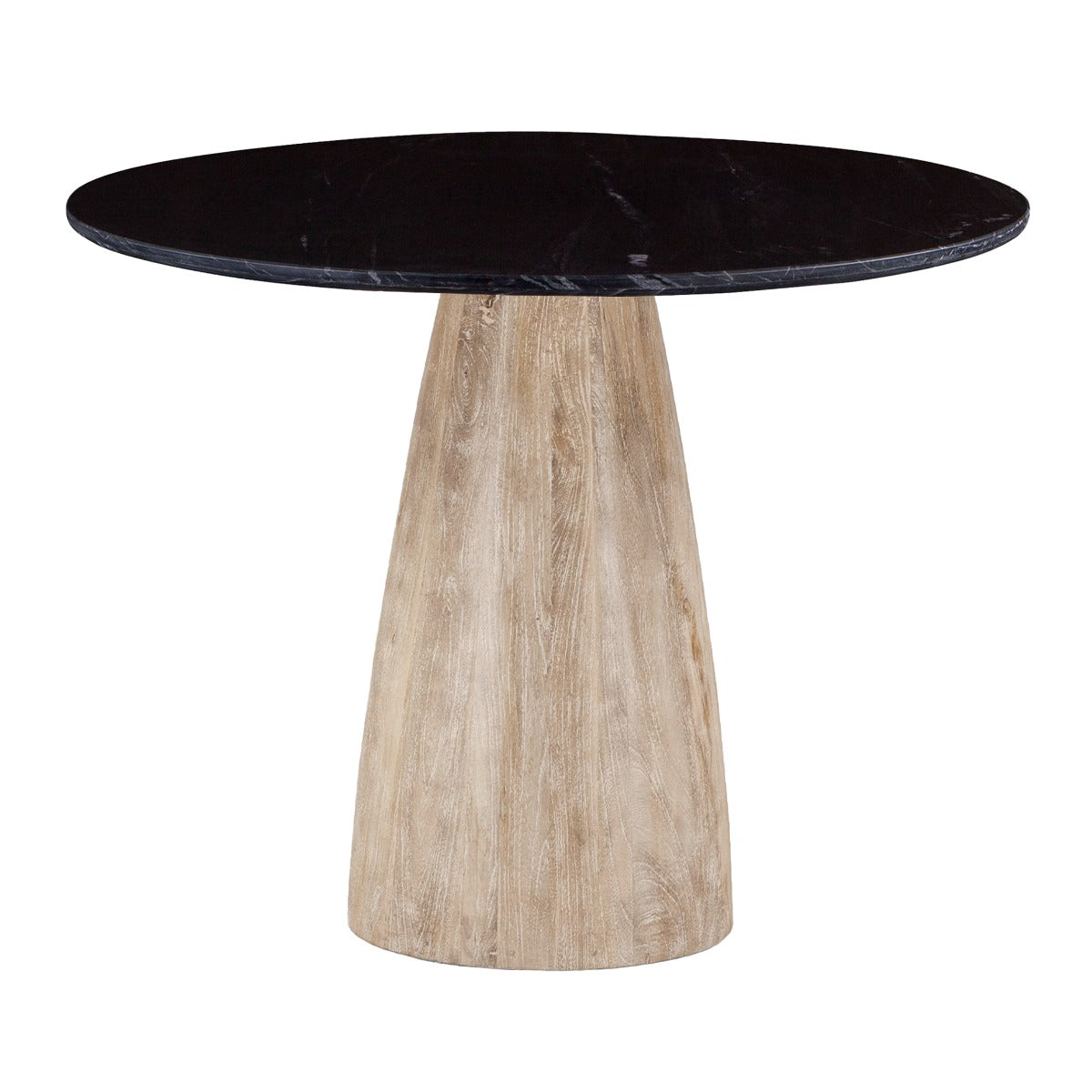 48" Black Marble Gathering Table