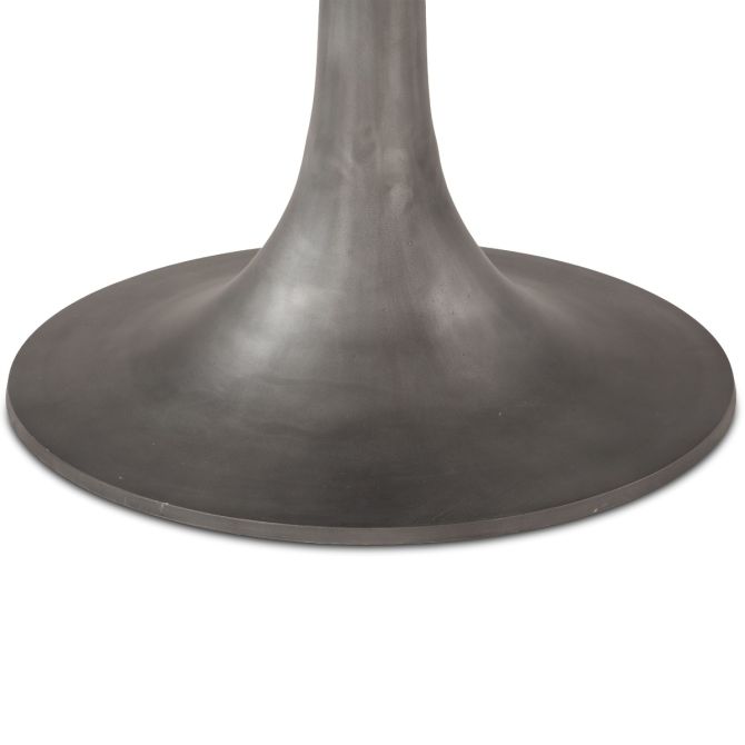 48" Black Marble Round Dining Table