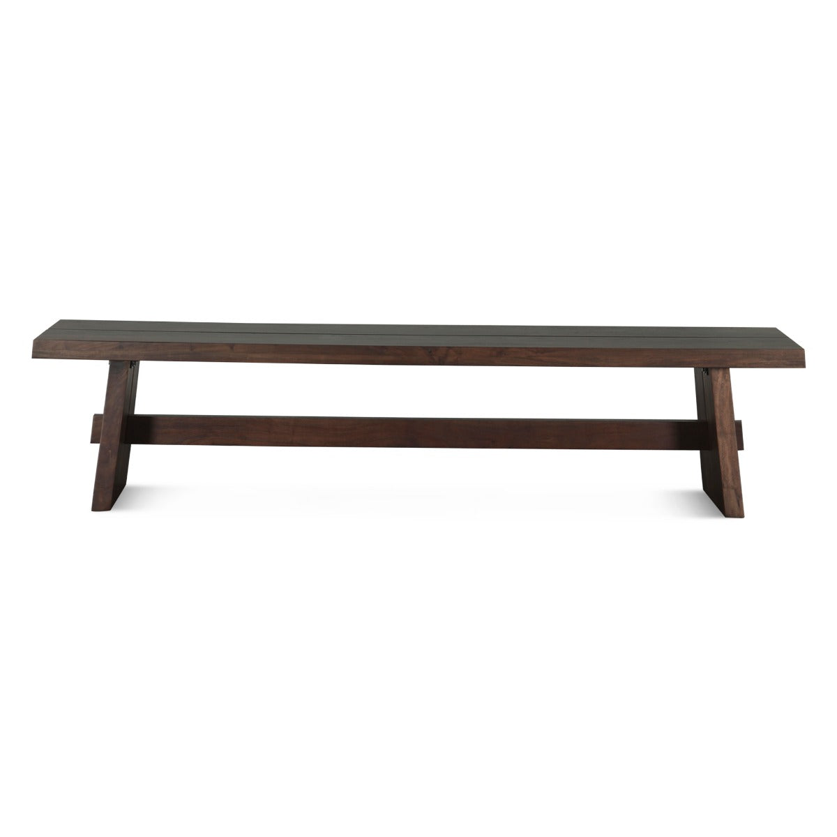 79" Coffee Bean Acacia Wood Bench
