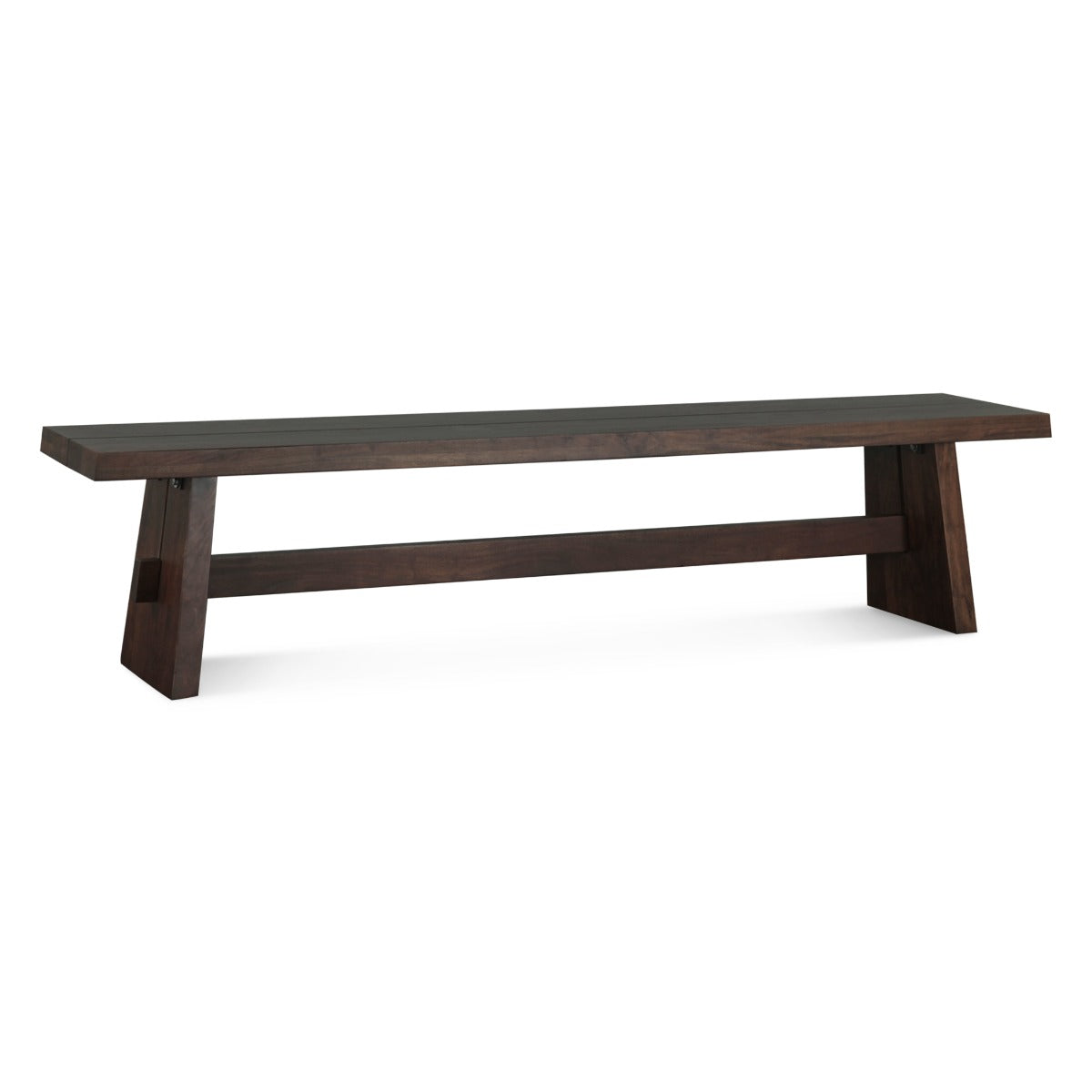 79" Coffee Bean Acacia Wood Bench