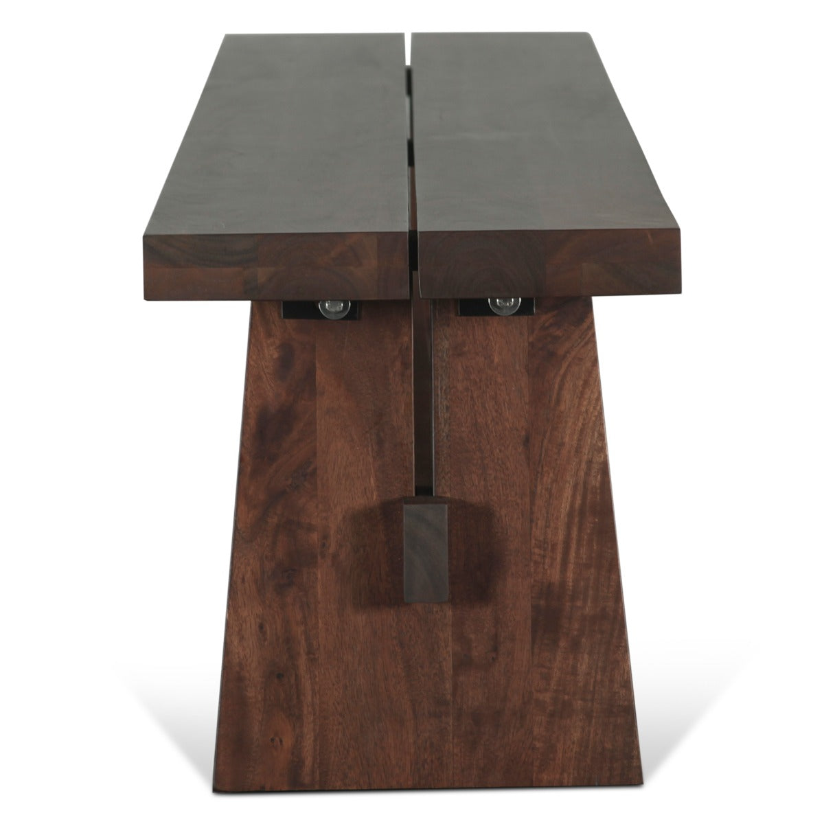 79" Coffee Bean Acacia Wood Bench