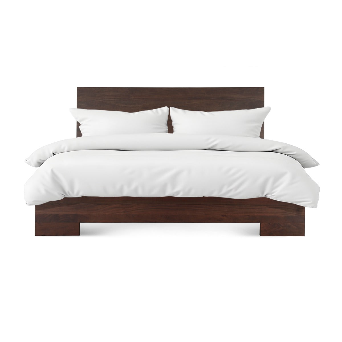 79" Coffee Bean Wood King Size Bed
