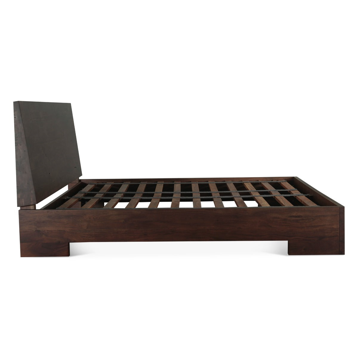 63" Coffee Bean Wood Queen Size Bed