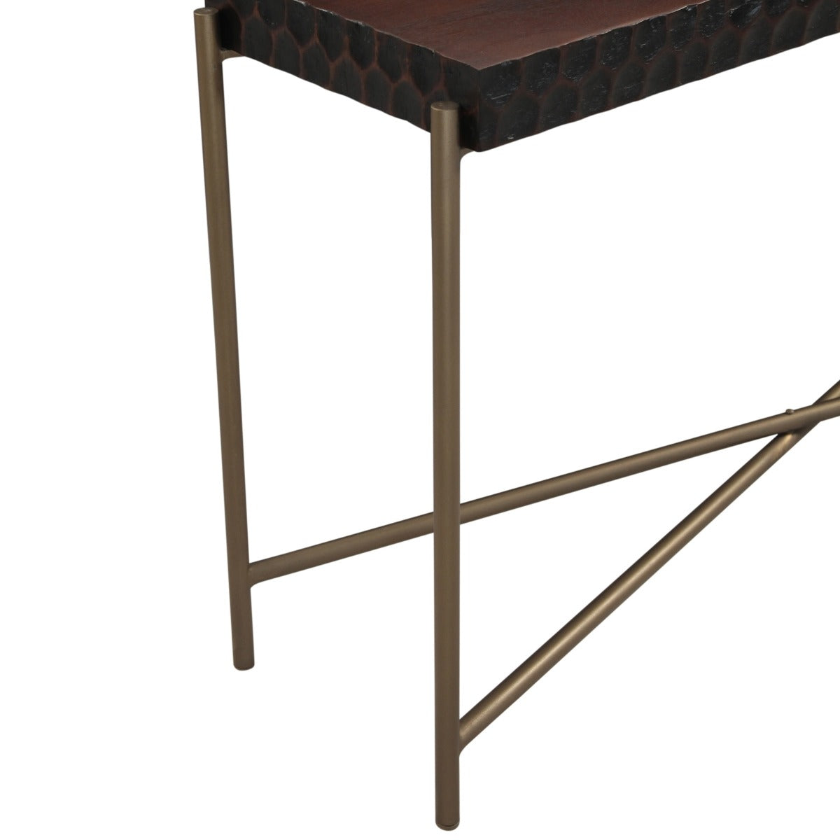 16" Two Tone Mango Console Table
