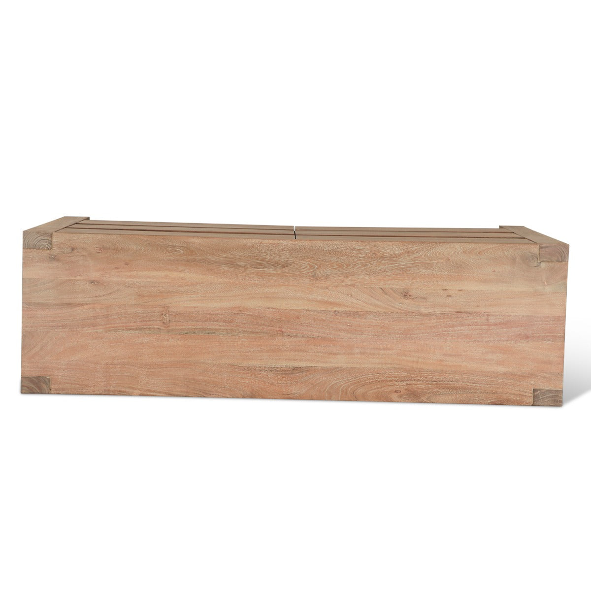 60" Brushed Acacia Wood Dresser