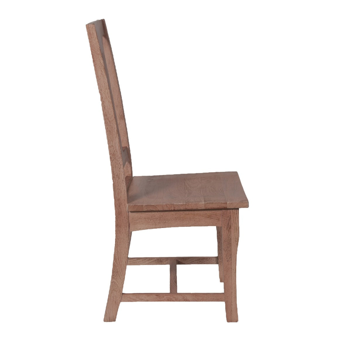 19" Antique Oak Wood Dining Chair