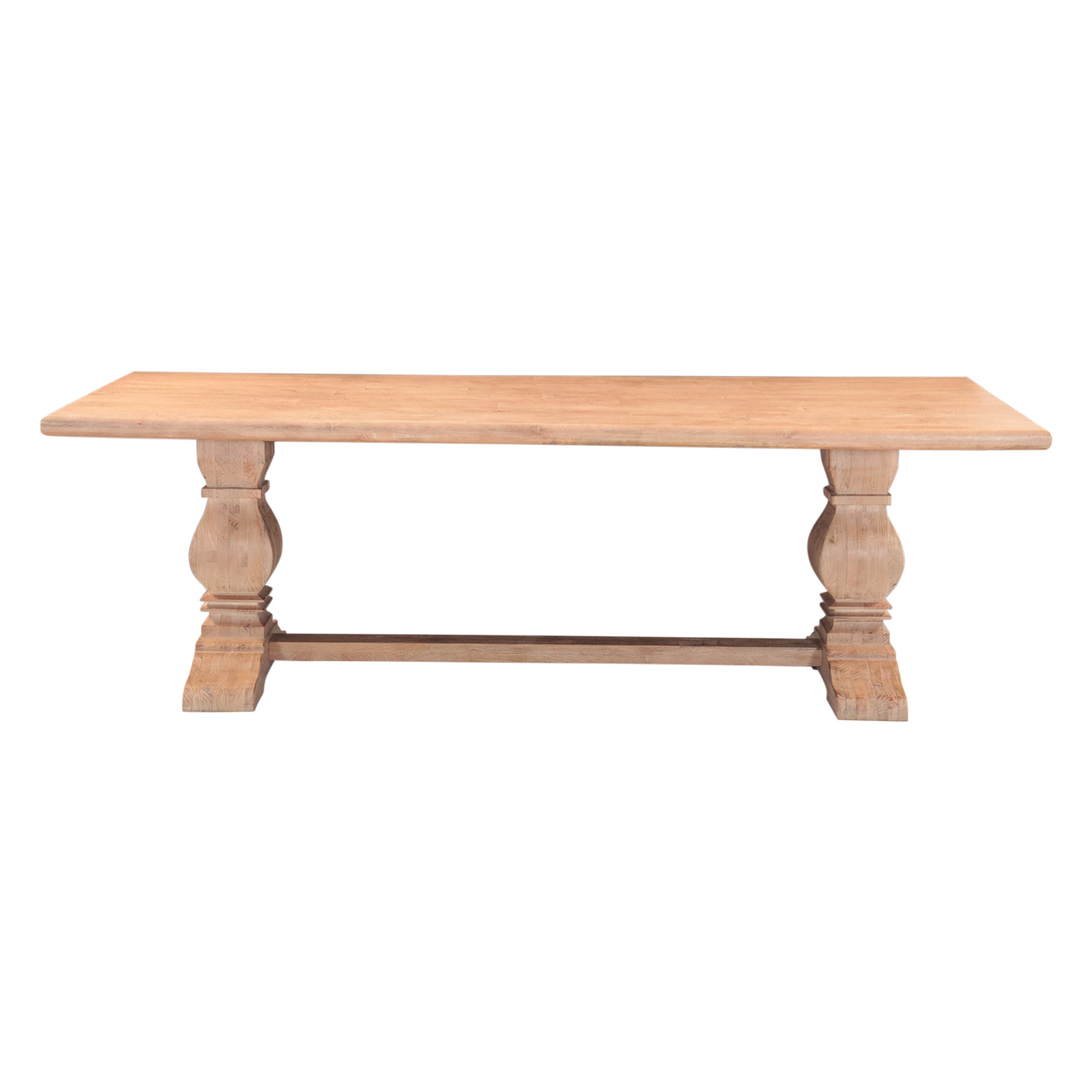 94" Antique Oak Dining Table