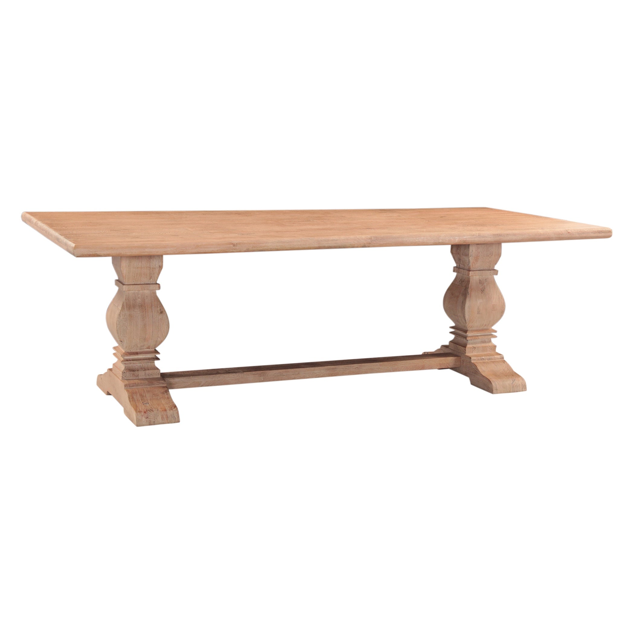 94" Antique Oak Dining Table