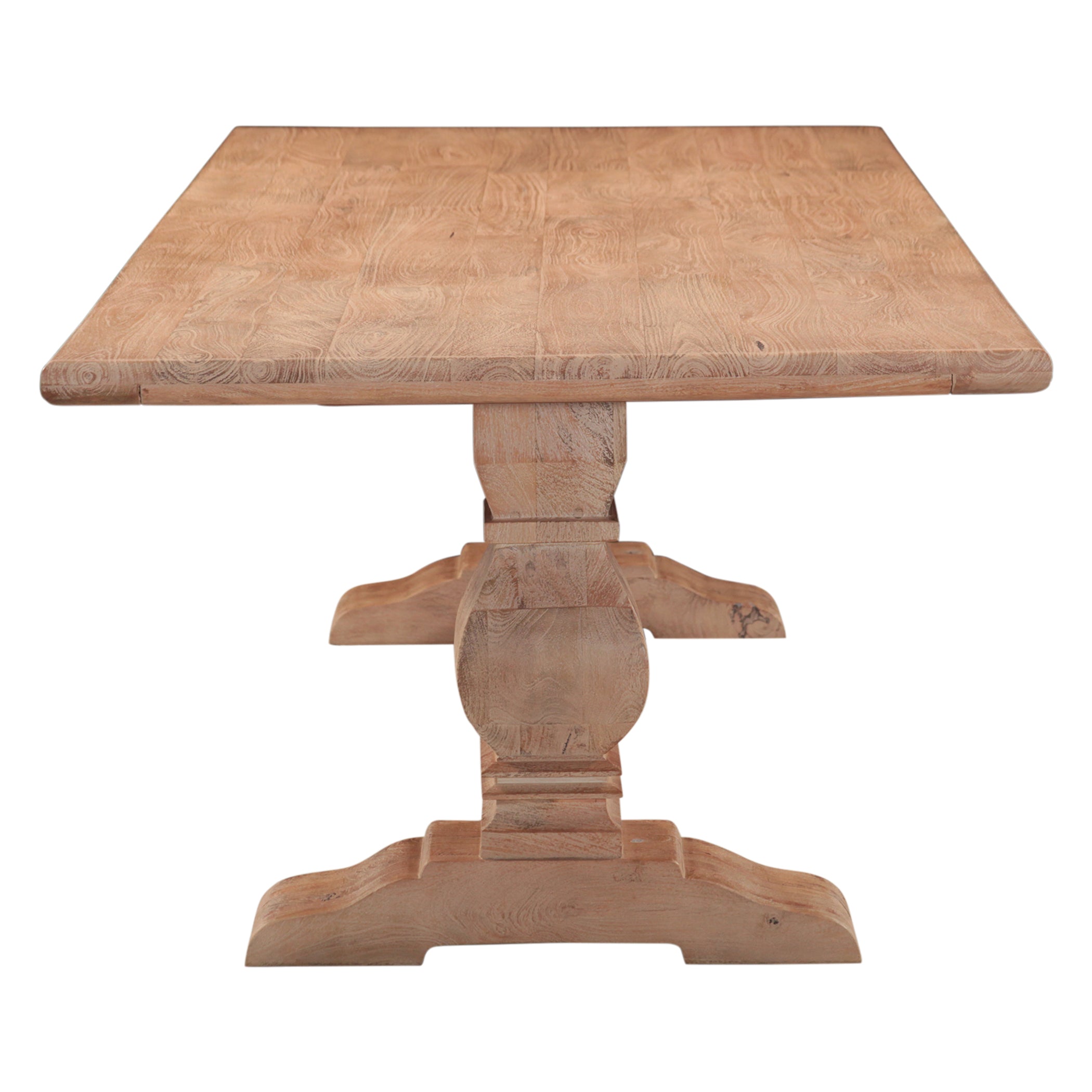 94" Antique Oak Dining Table
