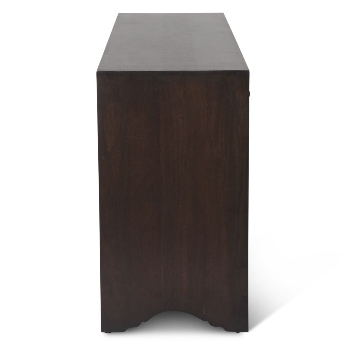 71" Hand-Carved Vintage Brown Dresser