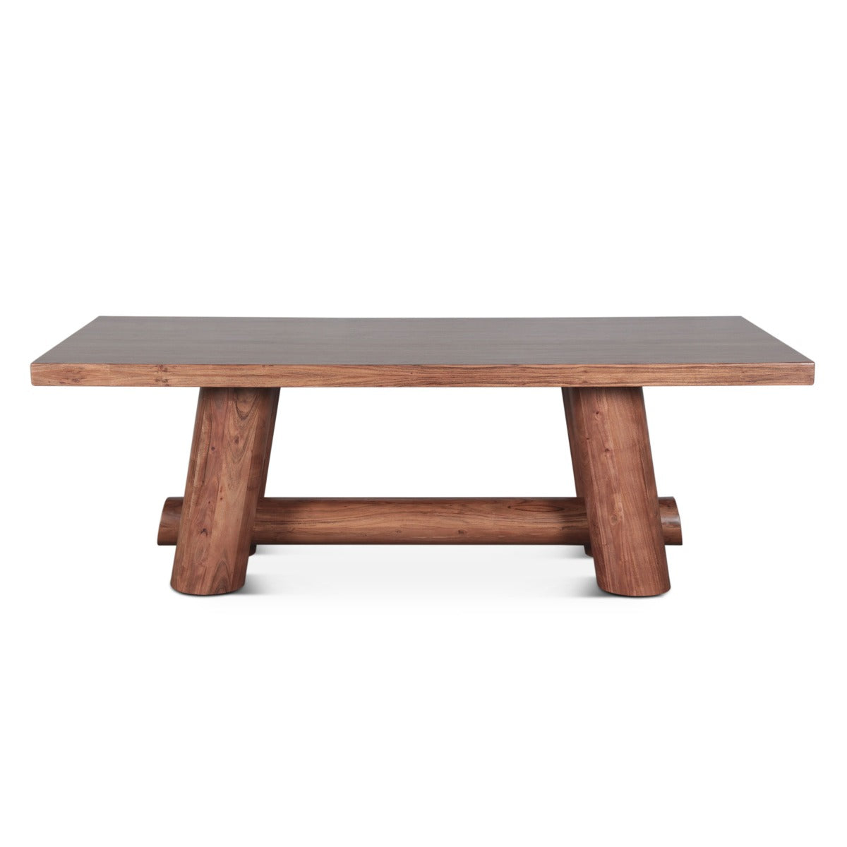 94" Light Vinegar Acacia Dining Table