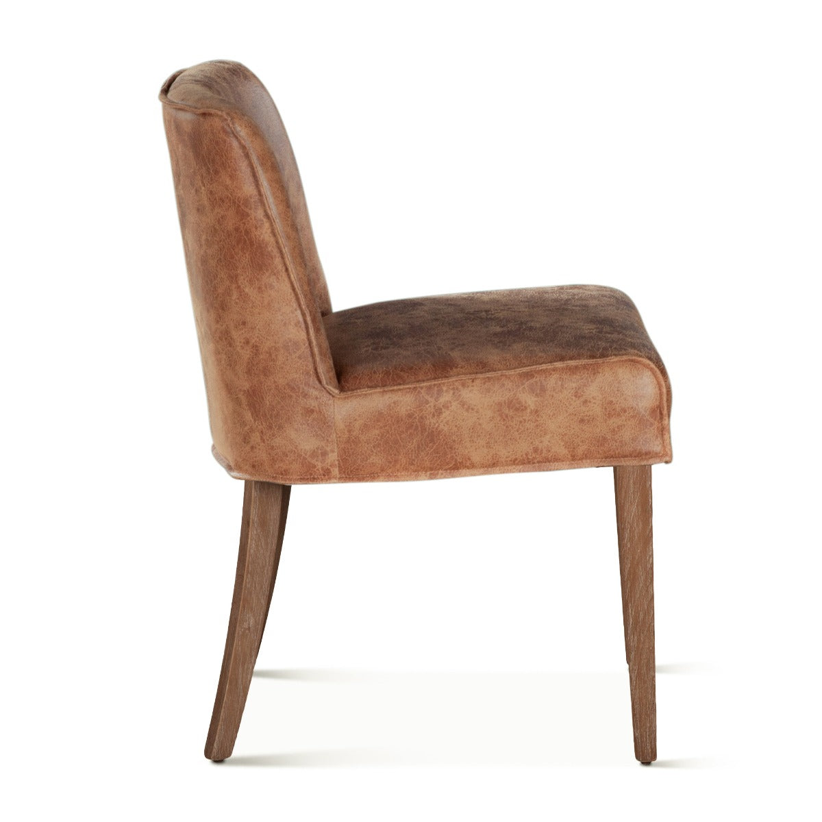 19" Dining Chair in Tan Leather