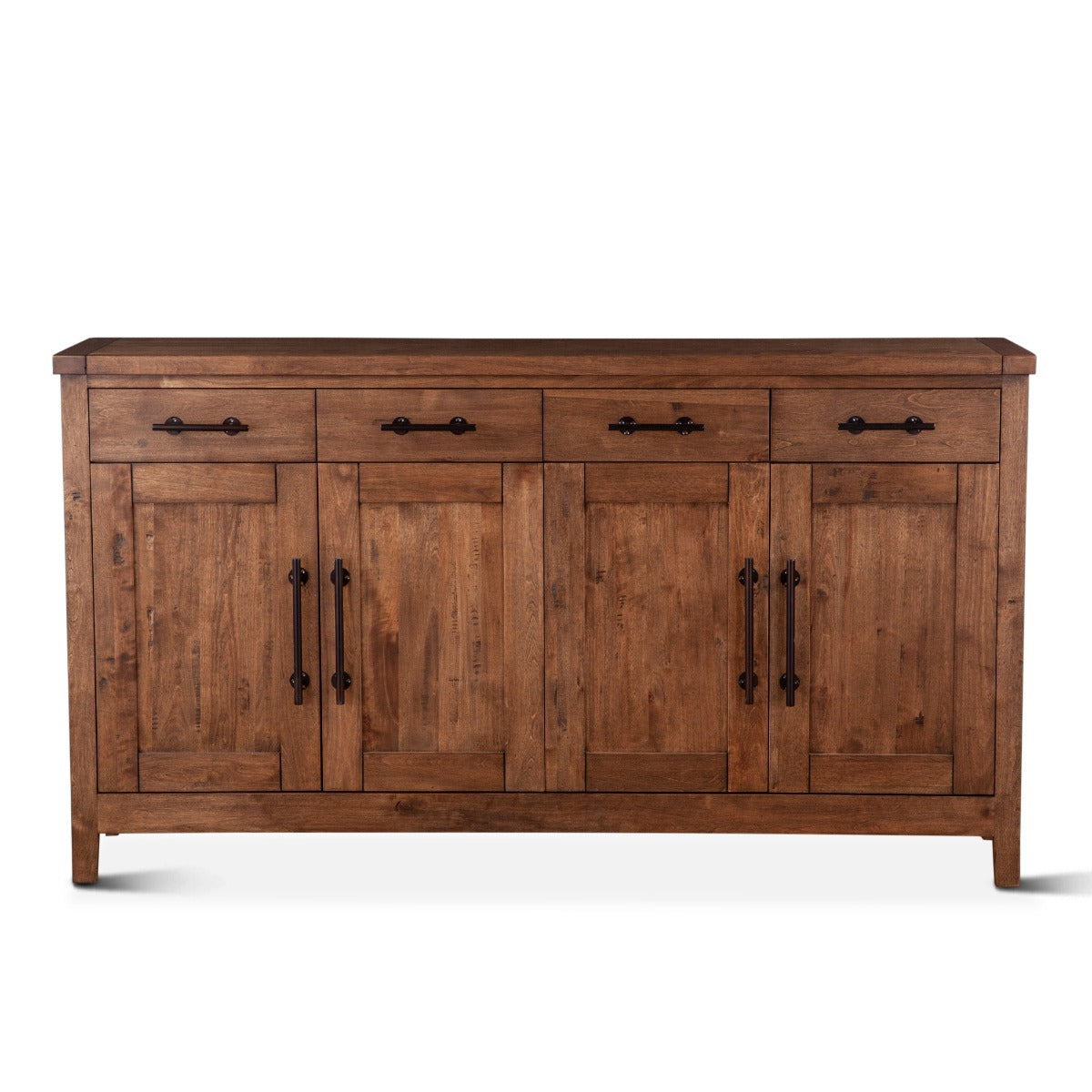 72" Earth Finish Birch Wood Buffet