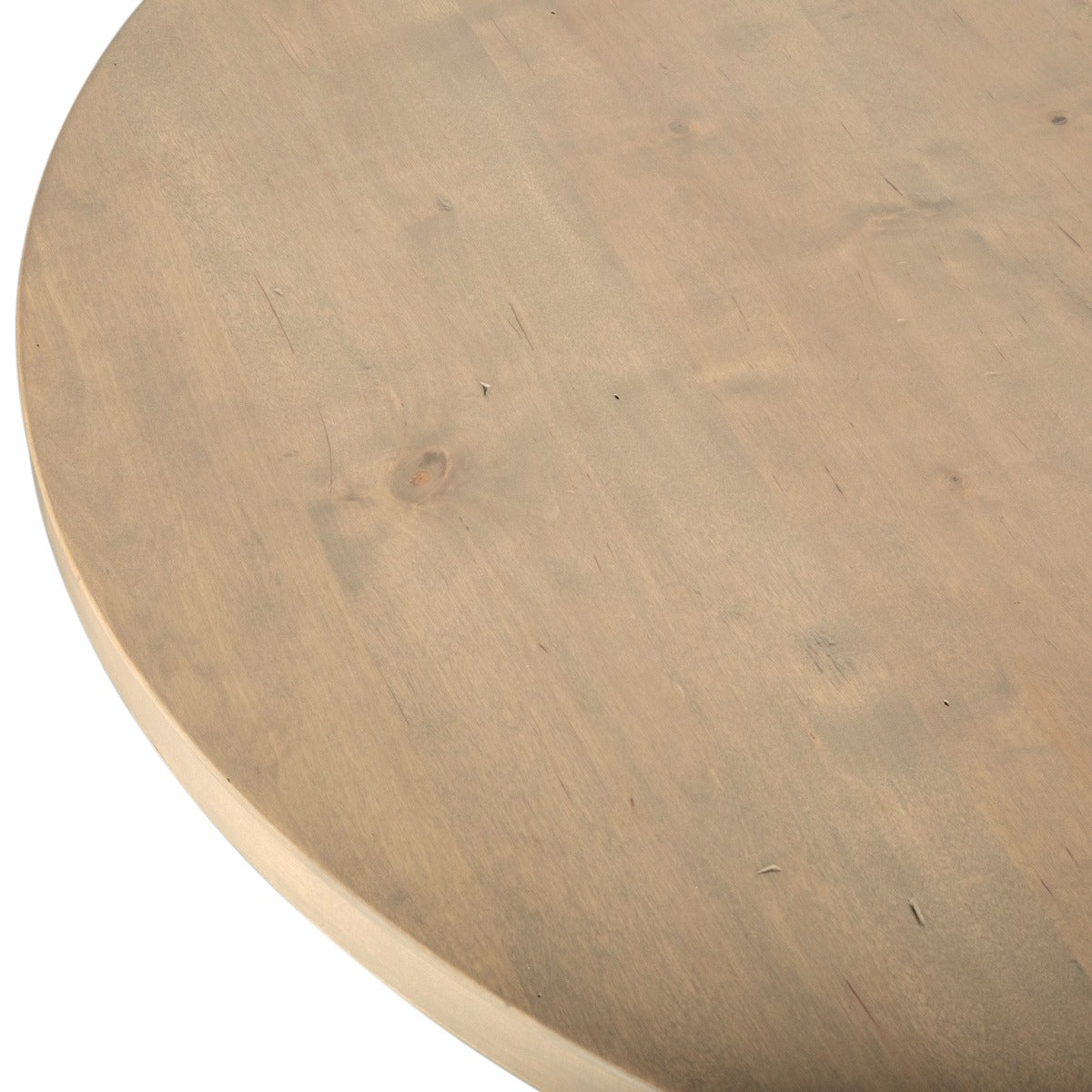 86" Gray Birch Wood Oval Dining Table