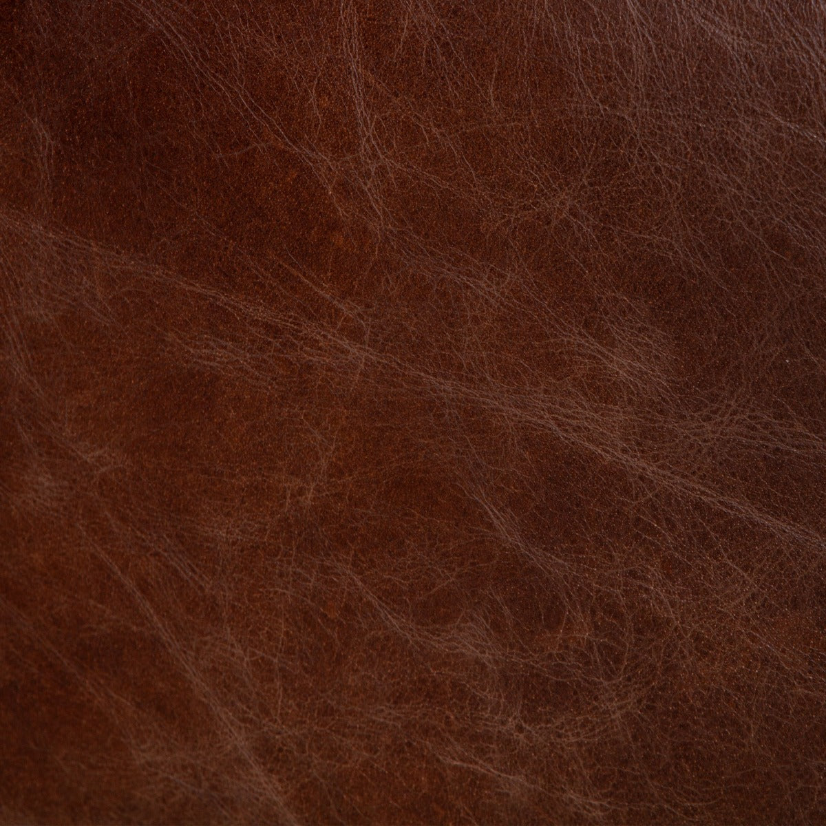 41" Geisha Brown Leather Accent Chair