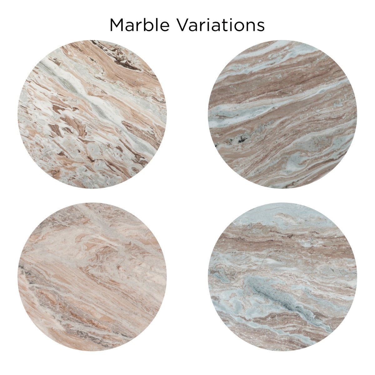 76" Toronto Marble and Light Mango Dining Table
