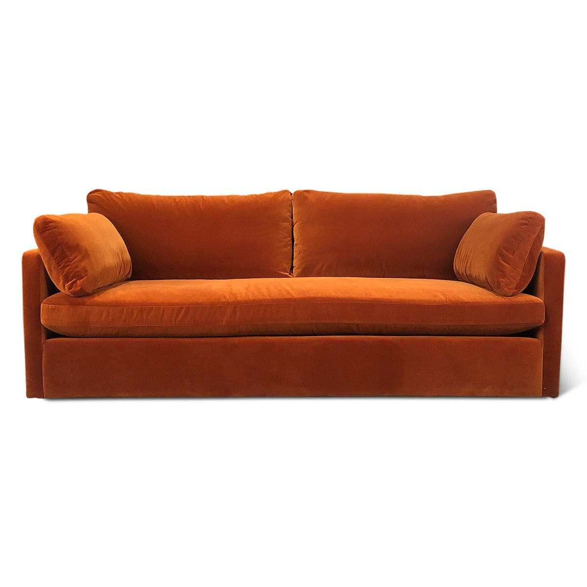 83" Dune Velvet Upholstered Sofa
