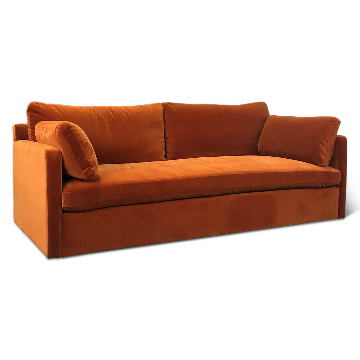83" Dune Velvet Upholstered Sofa