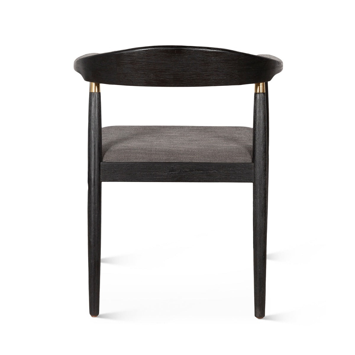 22" Flint Gray Fabric Dining Chair