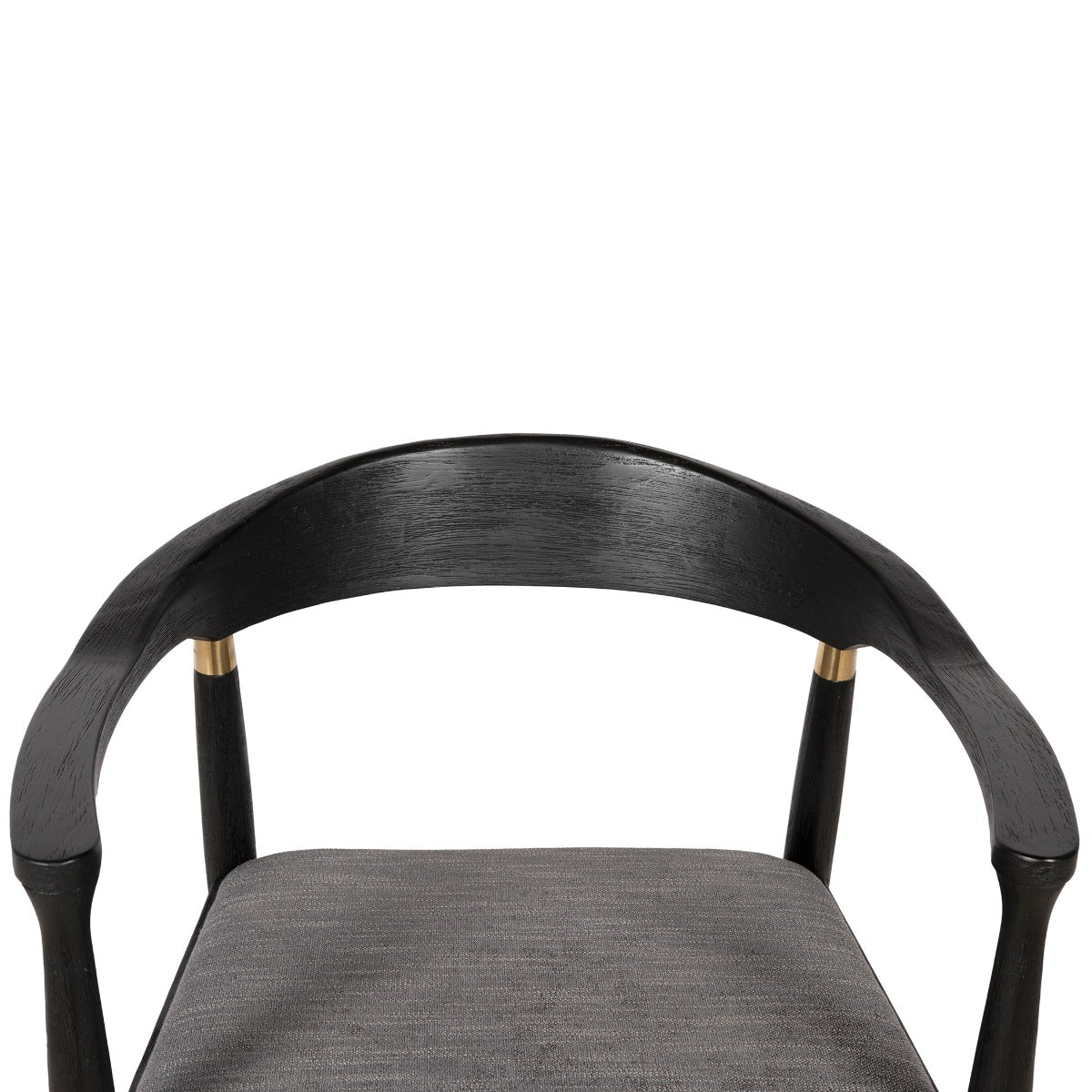 22" Flint Gray Fabric Dining Chair