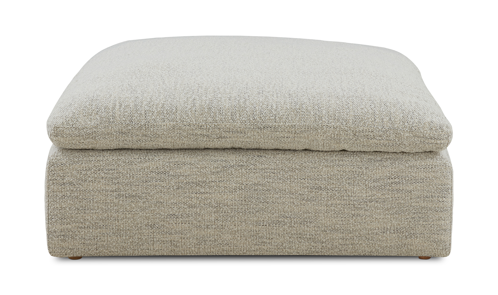 CLAY OTTOMAN PERFORMANCE FABRIC