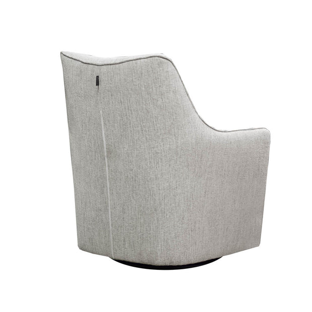 Kenneth Swivel Chair - Woven Linen