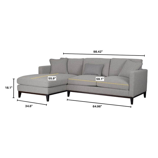 Burbank Sofa  LHF sectional